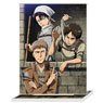 Attack on Titan Acrylic Portrait G [Eren & Levi & Jean] (Anime Toy)