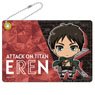 Attack on Titan Synthetic Leather Pass Case G [Eren] (Anime Toy)