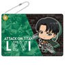 Attack on Titan Synthetic Leather Pass Case H [Levi] (Anime Toy)