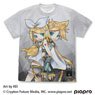 Kagamine Rin & Len Full Graphic T-Shirt White L (Anime Toy)