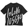 アイドルマスター ミリオンライブ！ I LOVE 105630 ビッグシルエットTシャツ BLACK XL (キャラクターグッズ)