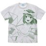 [The Quintessential Quintuplets] Yotsuba Nakano All Print T-Shirt Wedding Dress Ver. White S (Anime Toy)