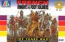 French Knights & Foot Soldiers 100 Years War (Plastic model)