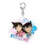 Detective Conan Acrylic Key Ring (Shinichi & Ran) (Anime Toy)