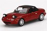 Eunos Roadster Classic Red Headlight Up / Soft Top (RHD) (Diecast Car)