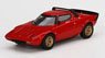Lancia Stratos HF Stradale Red Orange (LHD) (Diecast Car)