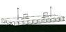 UNITRACK 島式ホームC (屋根なし) (2本入) (鉄道模型)