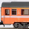 FS, 3-unit pack UIC-Z Eurofima 1st cl. + 2x 2nd cl., C1 livery orange with grey stripe, ep. IV-V (3-Car Set) (Model Train)