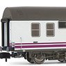 RENFE, T2 sleeping coach, white and purple livery, period V (Model Train)