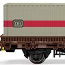 DB, Kbs + 2x 20` DB Container, ep.IV ★外国形モデル (鉄道模型)