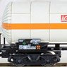 DB, 4-axle gas tank wagon, `Rommenholler`, period IV-V, with isolation [DB, 4-achs, isollerter Gaskesselwagen, `Rommenholler`, Ep. IV] (Model Train)