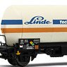 DB, 2-unit pack 2-axle gas tank wagon, `Linde`-livery, period IV (2両セット) ★外国形モデル (鉄道模型)