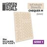 Self-Adhesive Stencils - Chequer M - 6mm (Mask)