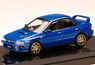 スバル インプレッサ WRX (GC8) 1992 カスタムバージョン / エンジンディスプレイモデル付 スポーツブルー (ミニカー)