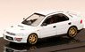 スバル インプレッサ WRX (GC8) 1992 カスタムバージョン / エンジンディスプレイモデル付 フェザーホワイト (ミニカー)