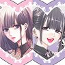 [Tomorrow I will be Someone`s Girlfriend.] Heart Type Glitter Acrylic Badge Collection (Set of 6) (Anime Toy)