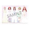 The Quintessential Quintuplets Visual Acrylic Plate Wedding Dress Ver. (Anime Toy)