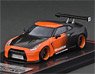 Pandem R35 GT-R Orange / Black (Diecast Car)