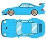 Porsche 911 (993) GT2 EVO 1998 Riviera Blue (Diecast Car)