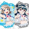 Love Live! Sunshine!! Trading Glitter Acrylic Strap Vol.3 Aqours (Set of 9) (Anime Toy)