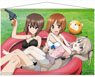 Girls und Panzer das Finale B2 Tapestry [Miho & Maho & Alice Shimada (Pool)] (Anime Toy)
