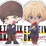 Detective Conan Charahana Trading Acrylic Key Ring (Set of 8) (Anime Toy)