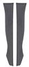 AZO2 Knee High Socks (Gray) (Fashion Doll)