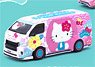 Toyota Hiace Widebody Hello Kitty Capsule Summer Festival (Diecast Car)