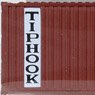 (N) 20ft Container `Tiphook` (1 Piece) (Model Train)