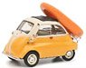 BMW Isetta with Rear Rack and Rubber Dinghy Loading (Diecast Car)