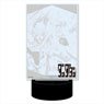 [Dandadan] LED Big Acrylic Stand 01 Okarun & Momo (Monochrome Illust) (Anime Toy)