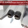 F-15 Eagle Engine Nozzle Open Type w/Arresting Hook (Plastic model)