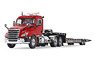Freightliner 2018 Cascadia Day Cab & Fontaine Traverse Hydraulic Trailer (Red/Black) (Diecast Car)