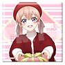 A Couple of Cuckoos Square Can Badge Erika Amano (Valentine Ver.) (Anime Toy)
