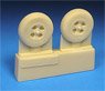 Sea Fury Mainwheels - Block Tread (Plastic model)