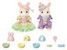 Marguerite Rabbits Easter Pair set (Sylvanian Families)