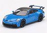 Porsche 911 (992) GT3 Shark Blue (RHD) (Diecast Car)
