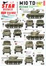 Allied Tank Destroyers in Italy. M10 TD. M10 Achilles. France, South Africa, New Zealand, US, Britain, Poland. (Plastic model)