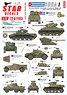 Tanks & AFVs in Cuba # 1. M4A3E8 Sherman, A34 Comet, Staghound, Greyhound, M3A1 Scout Car, M3A1 Stuart (Plastic model)