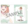 The Quintessential Quintuplets Clear File Yotsuba Nakano Wedding Dress Ver. (Anime Toy)