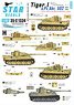 WWII 独 ドイツ国防軍タイガーI 第502重戦車大隊＃2 タイガー極初期/初期/中期型 1943～44 (デカール)
