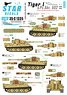 WWII 独 ドイツ国防軍タイガーI 第502重戦車大隊＃3 タイガー初期/中期型 1944～45 (デカール)