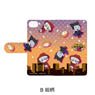 The Vampire Dies in No Time. Notebook Type Smartphone Case iPhone6/6S/7/8/SE(2nd Generation) B Repeating Pattern (Anime Toy)