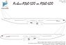 Airbus A340-500/600 Conversion (for Revell A330/340) No Decals (Plastic model)