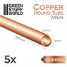 Copper Round Tube 1mm (5pcs) (Material)