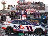 Denny Hamlin 2022 Fedex Express Toyota Camry NASCAR 2022 Toyota Owners 400 Winner (Hood Open Series) (Diecast Car)