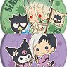 Can Badge [Dr. Stone x Sanrio Characters] 01 (Mini Chara) (Set of 9) (Anime Toy)