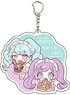 Big Acrylic Key Ring [Idol Land PriPara] 01 Amari & Laala Bakery Ver. (Mini Chara) (Anime Toy)