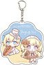 Big Acrylic Key Ring [Idol Land PriPara] 02 Yui & Shogo Bakery Ver. (Mini Chara) (Anime Toy)
