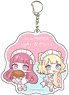 Big Acrylic Key Ring [Idol Land PriPara] 03 Mirei & Sophy Bakery Ver. (Mini Chara) (Anime Toy)